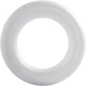 Anello, misura 21,5 cm, spess. 45 mm, bianco, 1 pz [HOB-54318]