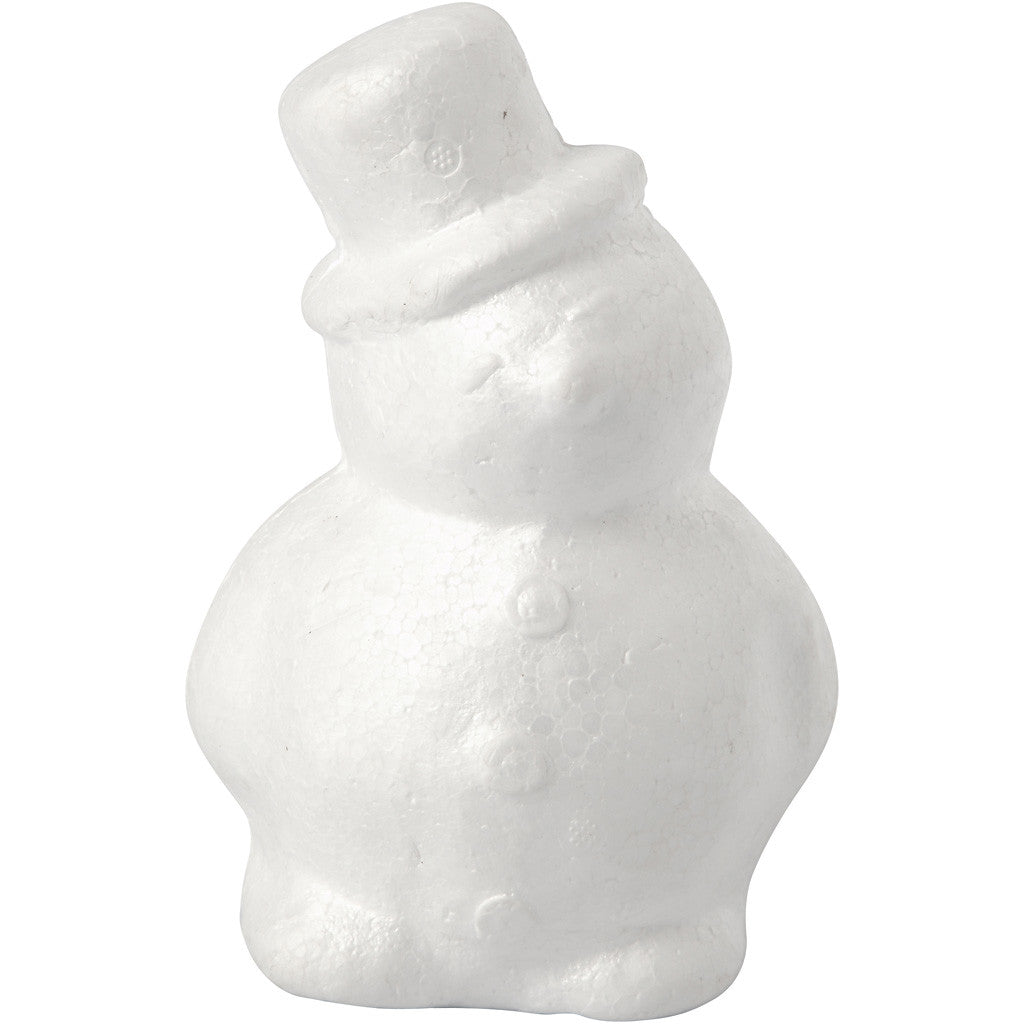 Pupazzo di neve, H: 17 cm, bianco, 1 pz [HOB-54338]