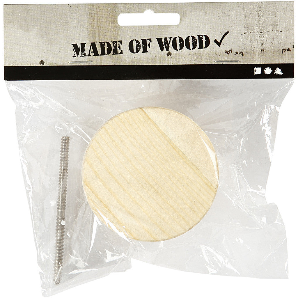 Attaccapanni, rotondo, P: 4,5 cm, diam 7 cm, 1 pz [HOB-54405]