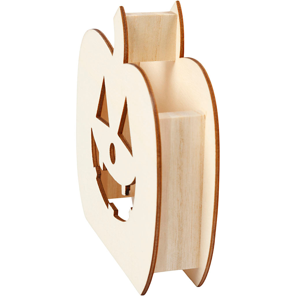 Teschio, Testa di zucca, H: 13 cm, P: 3 cm, L: 13,5 cm, 1 pz [HOB-54416]