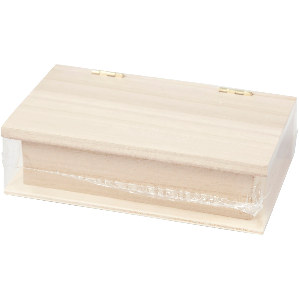 Scatola a libro, misura 14x9x4 cm, 1 pz [HOB-54439]