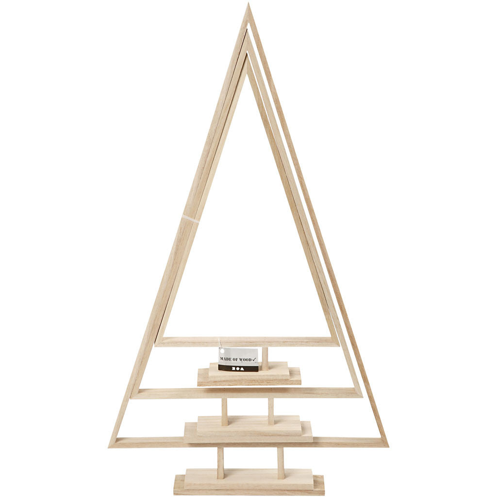 Alberi di Natale, H: 40+50+60 cm, L: 22,5+29+35 cm, 3 pz/ 1 conf. [HOB-55328]