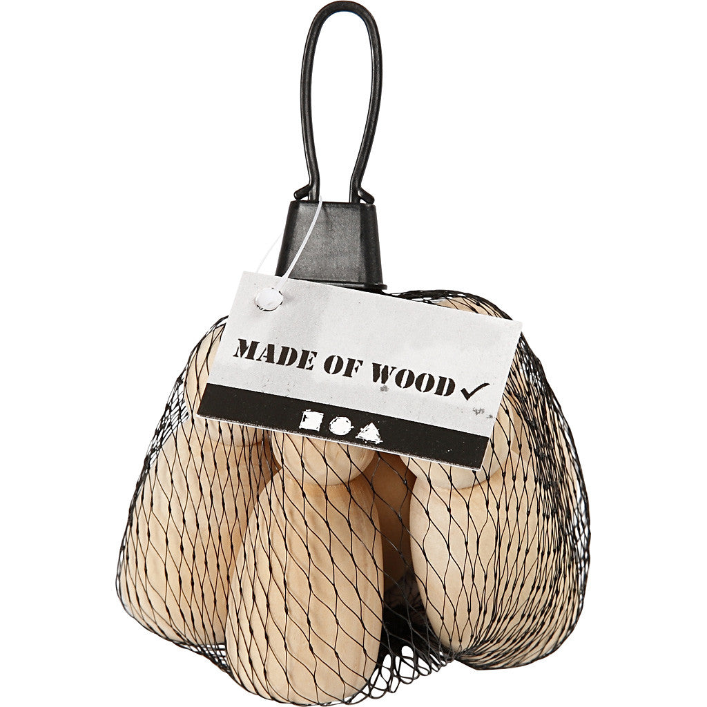 Corpo della figura in legno, H: 6 cm, 5 pz/ 1 conf. [HOB-55974]