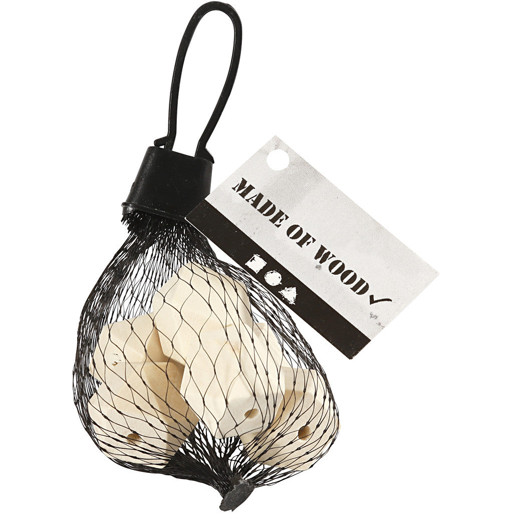 Perla a forma di diamante, L: 20 mm, misura buco 3 mm, 6 pz/ 1 conf. [HOB-56125]