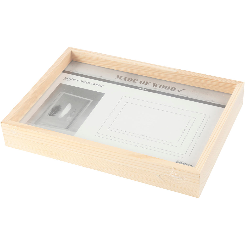Cornice a doppio lato, P: 4,5 cm, misura 22,1x30,8 cm, 1 pz [HOB-56128]