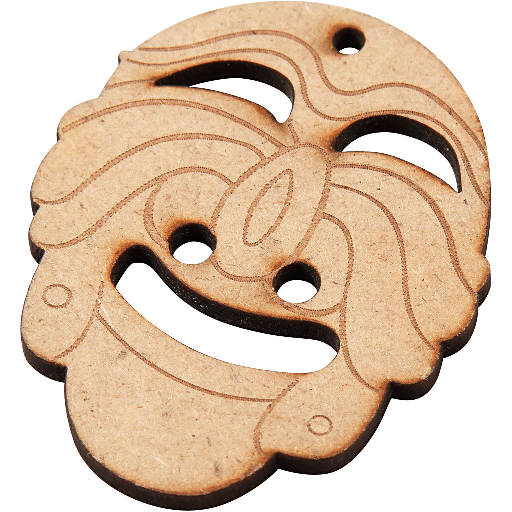 Maschere da appendere, misura 5,5-7 cm, spess. 4 mm, 24 pz/ 1 conf. [HOB-56143]