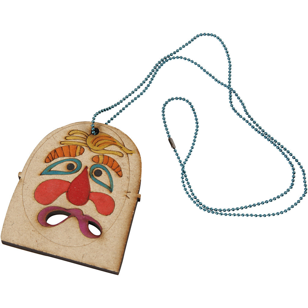 Maschere da appendere, misura 5,5-7 cm, spess. 4 mm, 24 pz/ 1 conf. [HOB-56143]