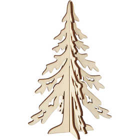 Albero di Natale, H: 20 cm, L: 13 cm, 1 pz [HOB-56169]