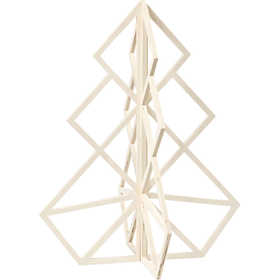 Albero di Natale, H: 60 cm, L: 48 cm, 1 pz [HOB-56175]