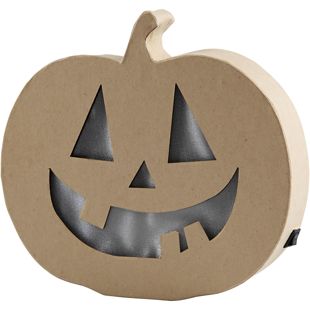 Zucca Luminosa, H: 20 cm, P: 4 cm, L: 22 cm, 1 pz [HOB-56195]