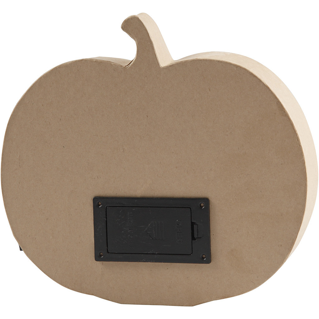 Zucca Luminosa, H: 20 cm, P: 4 cm, L: 22 cm, 1 pz [HOB-56195]