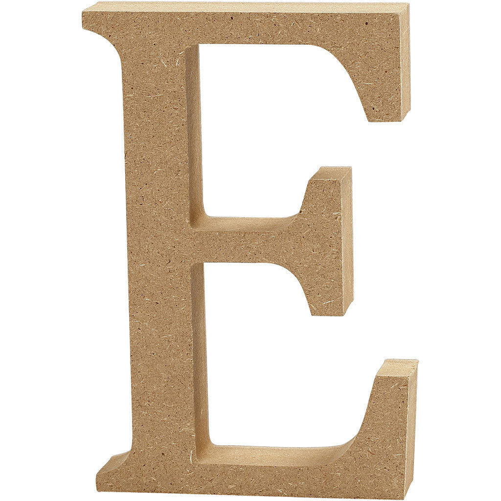 Lettera, E, H: 8 cm, spess. 1,5 cm, 1 pz [HOB-56364]