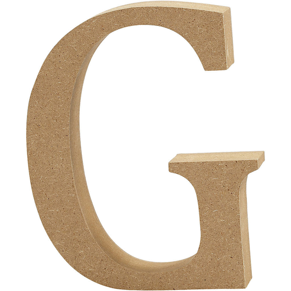 Lettera, G, H: 8 cm, spess. 1,5 cm, 1 pz [HOB-56366]