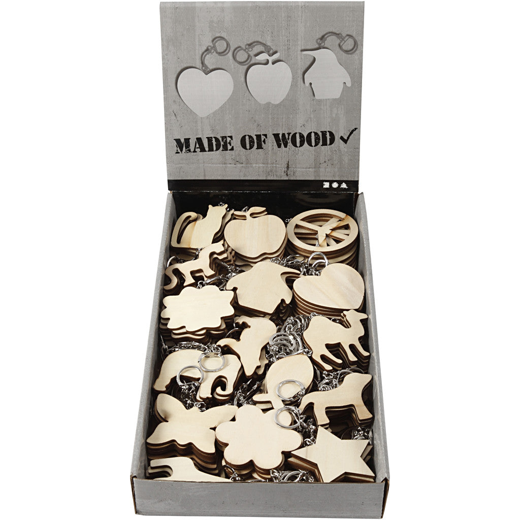 Portachiavi, misura 7x7 cm, spess. 3 mm, 128 pz/ 1 conf. [HOB-56410]