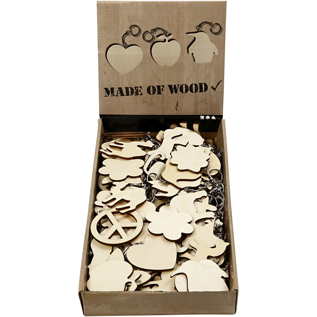 Portachiavi, misura 7x7 cm, spess. 3 mm, 128 pz/ 1 conf. [HOB-56410]