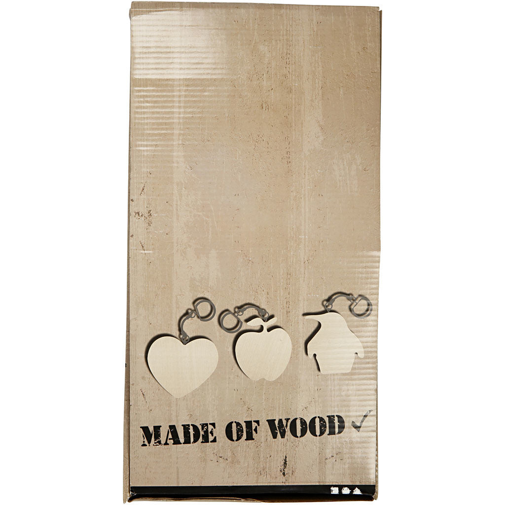 Portachiavi, misura 7x7 cm, spess. 3 mm, 128 pz/ 1 conf. [HOB-56410]