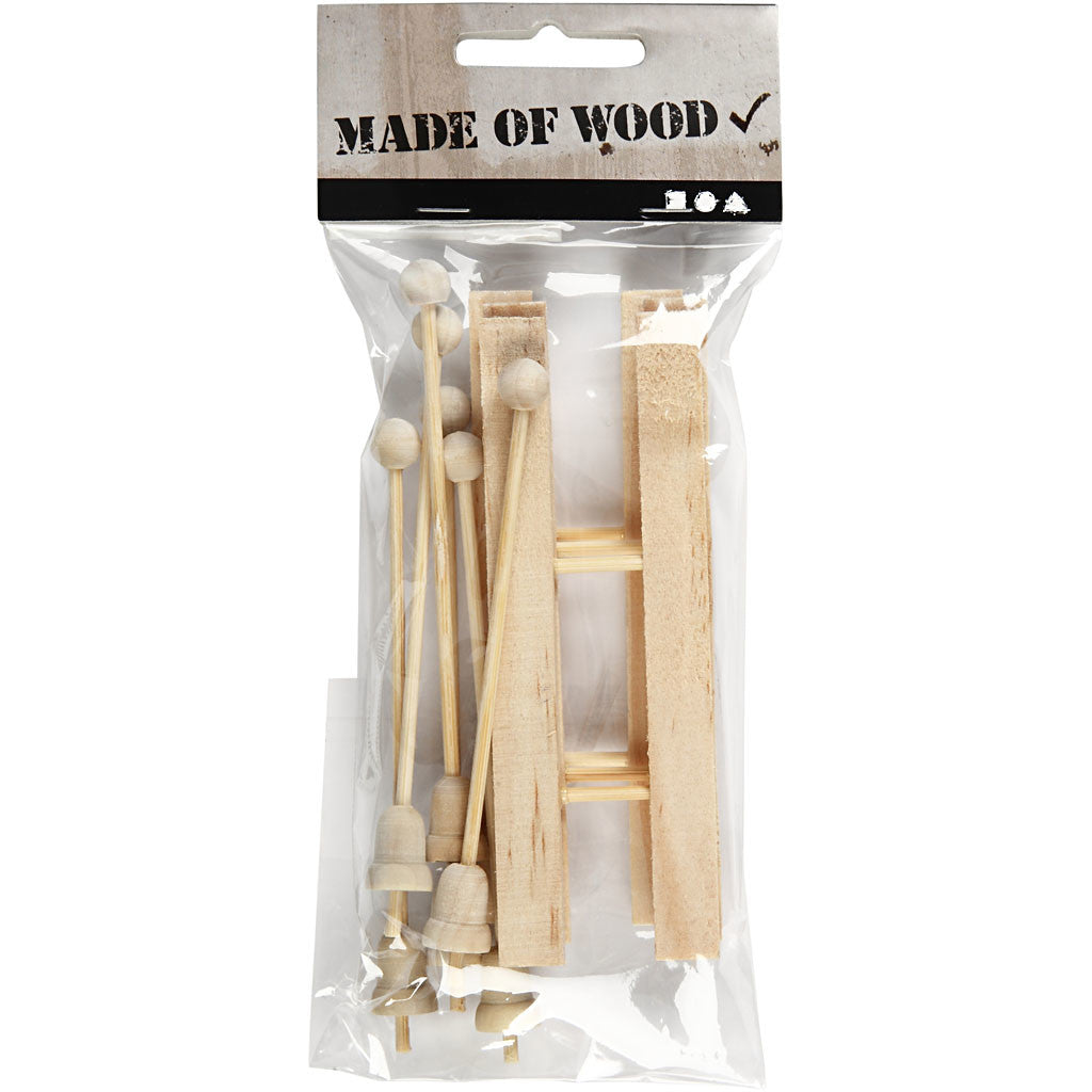 Sci con racchette, misura 11x3,8 cm, 3 paio/ 1 conf. [HOB-564720]