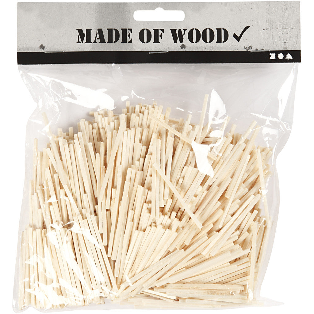 Bastoncini a fiammifero, L: 48 mm, diam 2 mm, 850 pz, 100 g/ 1 conf. [HOB-564911]