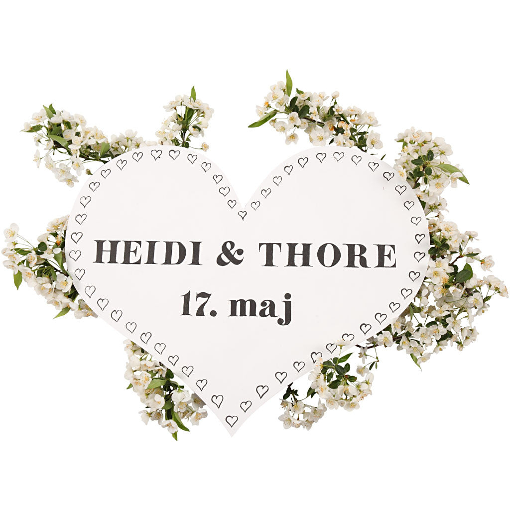 Cuore, misura 50x40 cm, spess. 5 mm, 1 pz [HOB-56745]