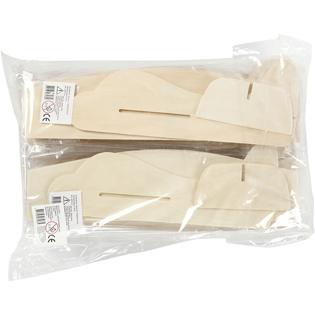 Aeroplano, misura 21,5x25,5 cm, 20 set/ 1 conf. [HOB-56825]