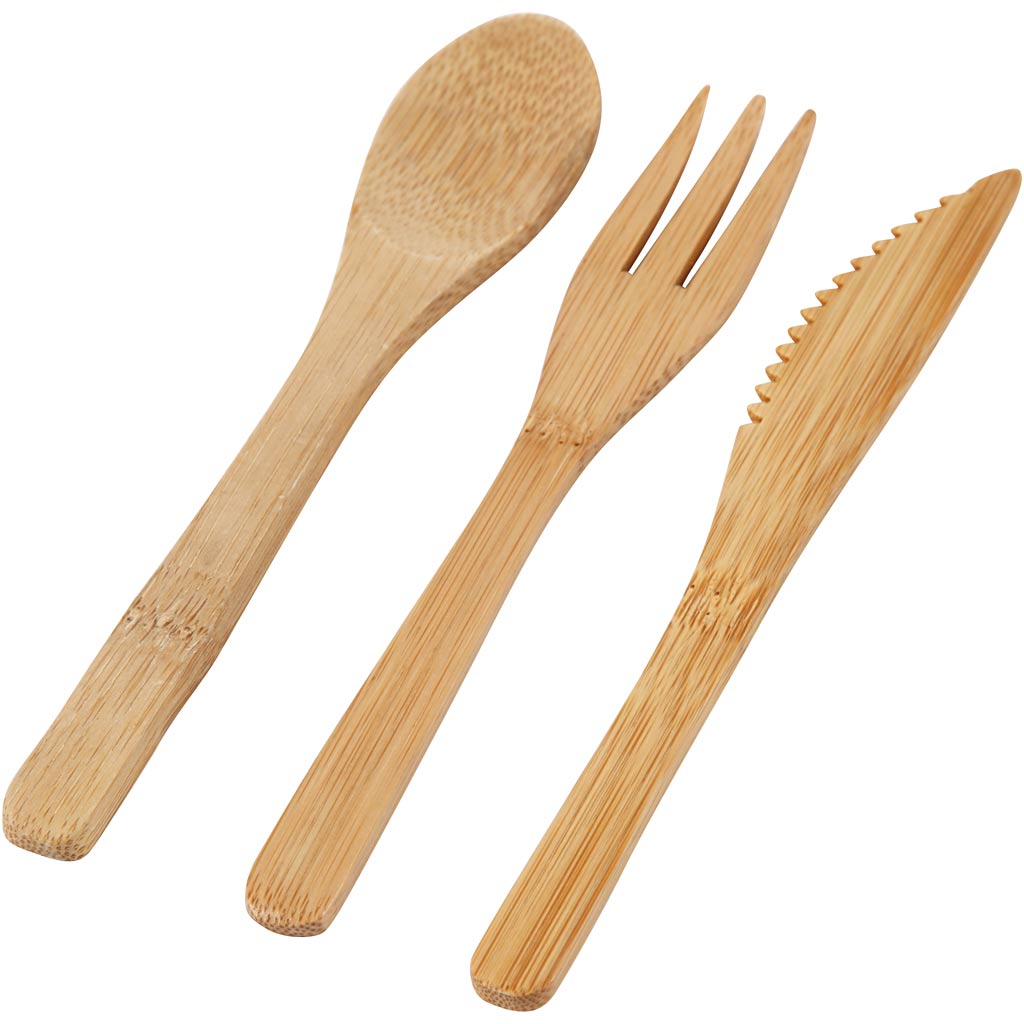 Posate, L: 16 cm, 3 parti/ 1 set [HOB-56881]