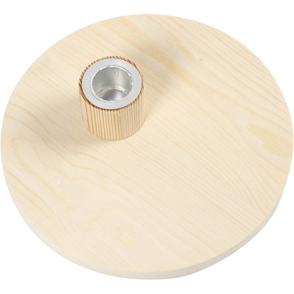 Supporto portacandele, H: 4 cm, diam 16 cm, 1 pz [HOB-56916]