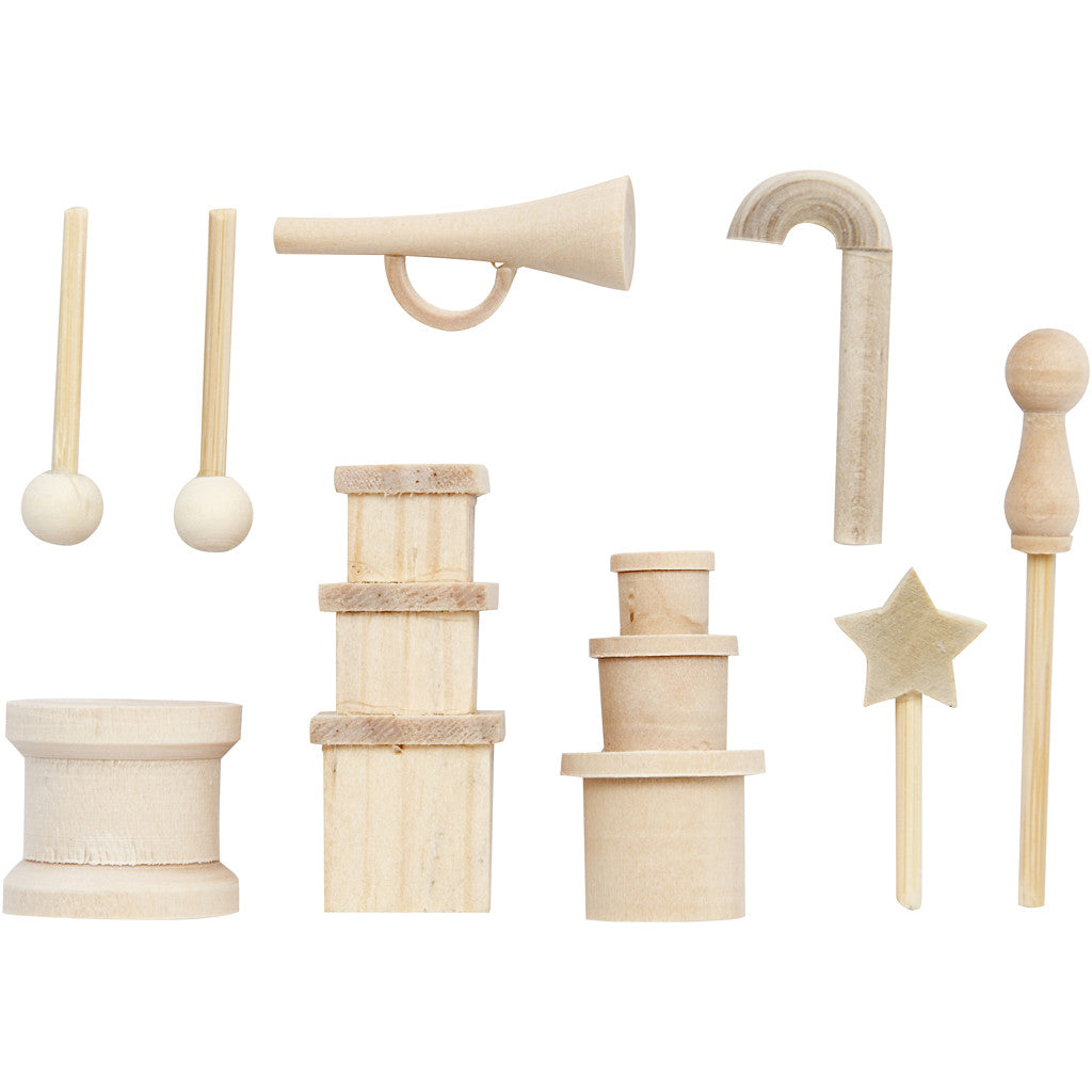 Piccoli accessori, L: 2-5,5 cm, 1 conf. [HOB-56918]