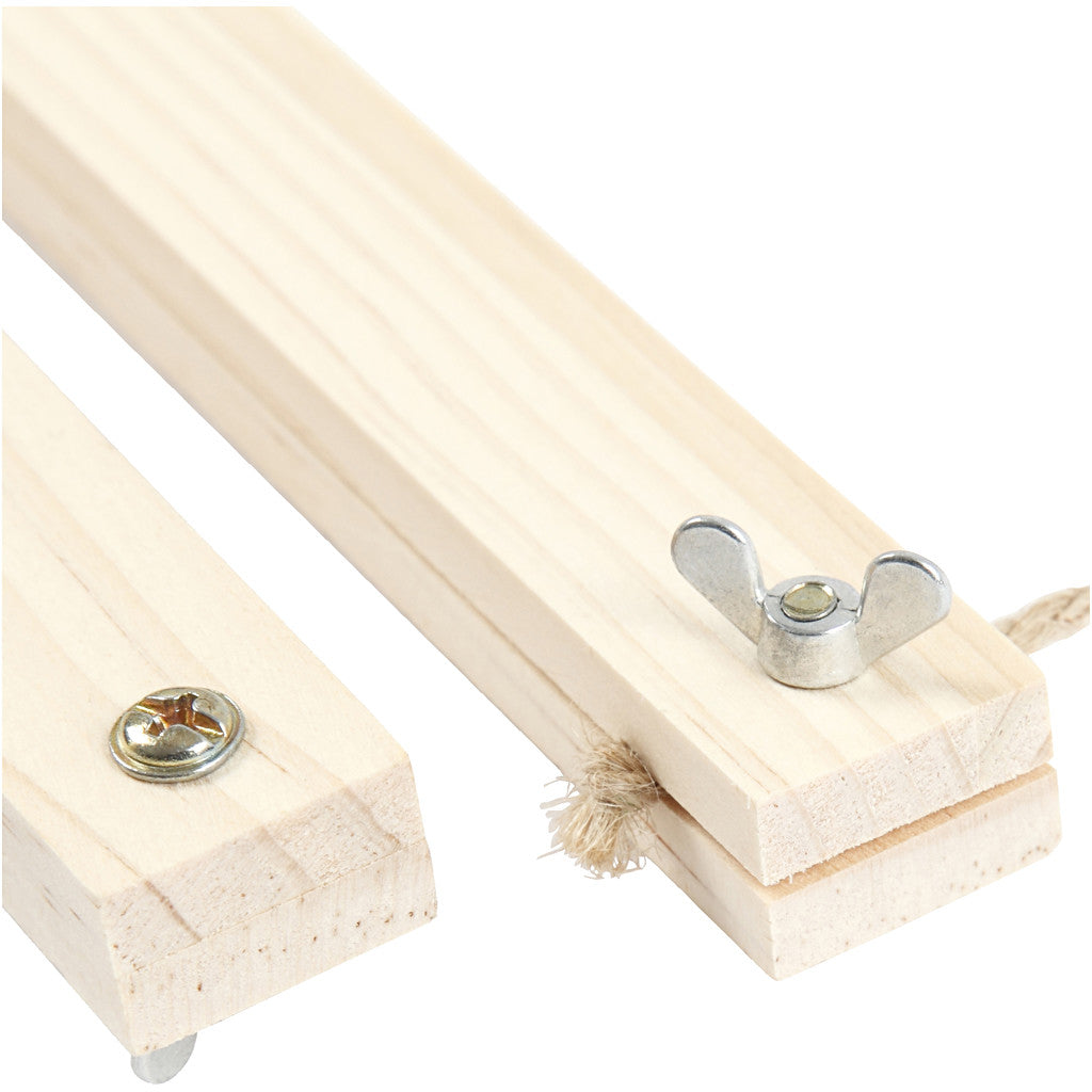 Gancio per poster, H: 2 cm, P: 2,2 cm, L: 33,6 cm, 1 set [HOB-56921]