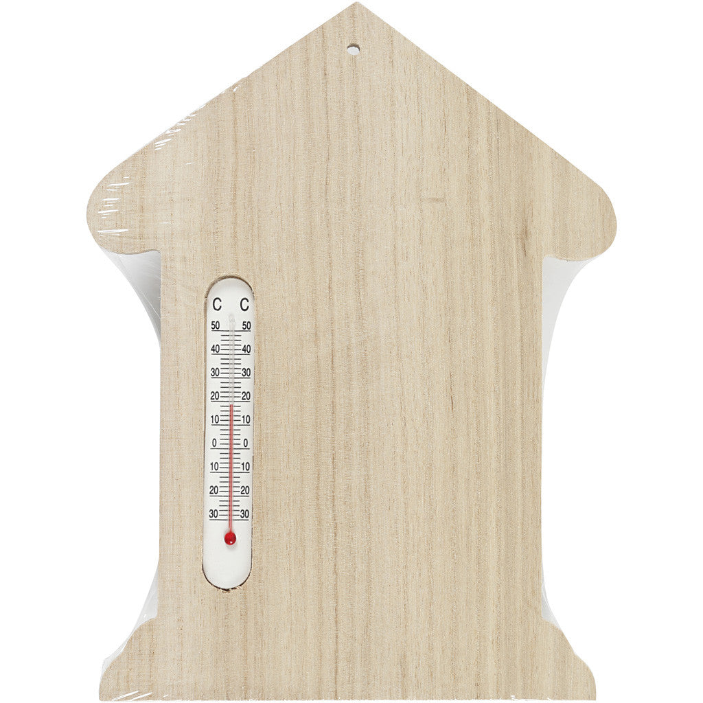 Casa termometro, misura 23,5x16,5 cm, 1 pz [HOB-57567]