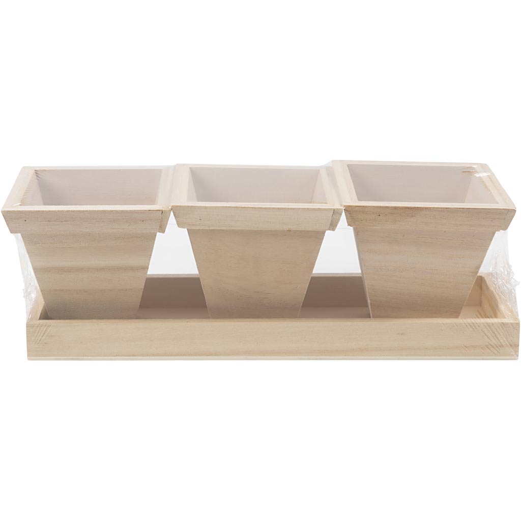 Set vasi da fiori, misura 27x9x9 cm, 1 set [HOB-576260]