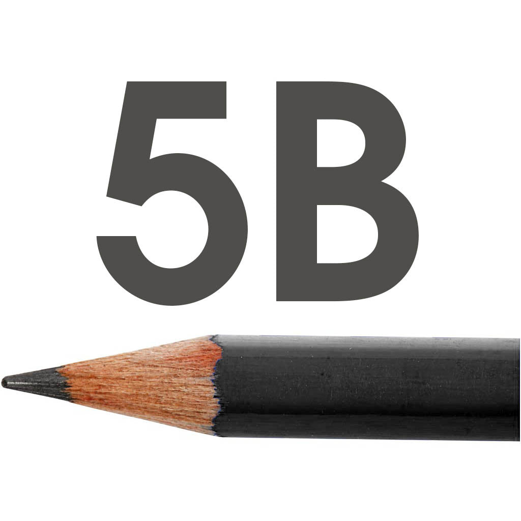 Matite da Disegno Art Design, diam 6,9 mm, 5B, mina 1,8 mm, 12 pz/ 1 conf. [HOB-57802]