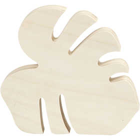 Foglia di Monstera, H: 19 cm, L: 20 cm, 1 pz [HOB-57908]