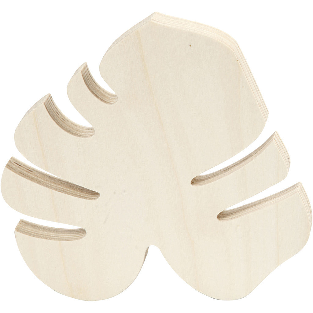 Foglia di Monstera, H: 19 cm, L: 20 cm, 1 pz [HOB-57908]