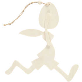 Coniglio con uovo, H: 18 cm, L: 17 cm, 1 set [HOB-57940]