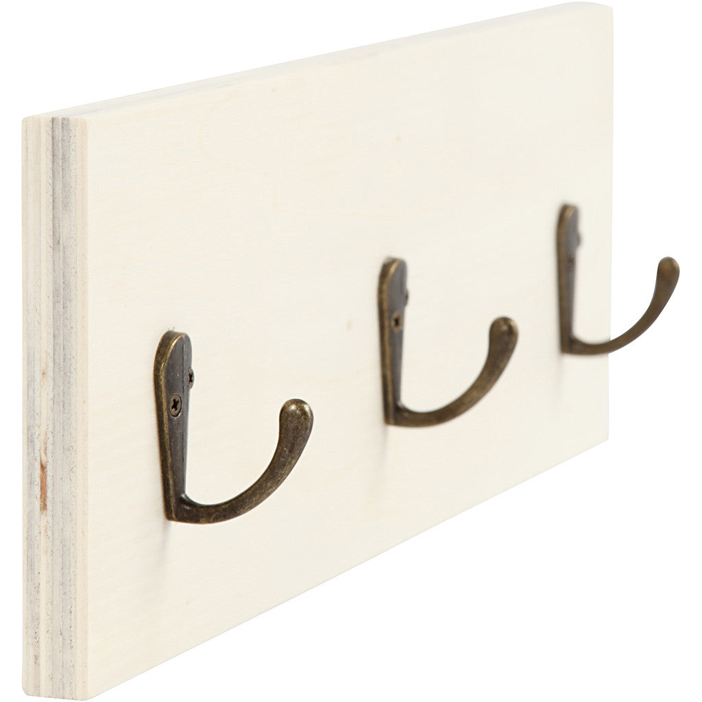 Appendiabiti, H: 10 cm, P: 1,2 cm, L: 30 cm, 1 pz [HOB-57953]