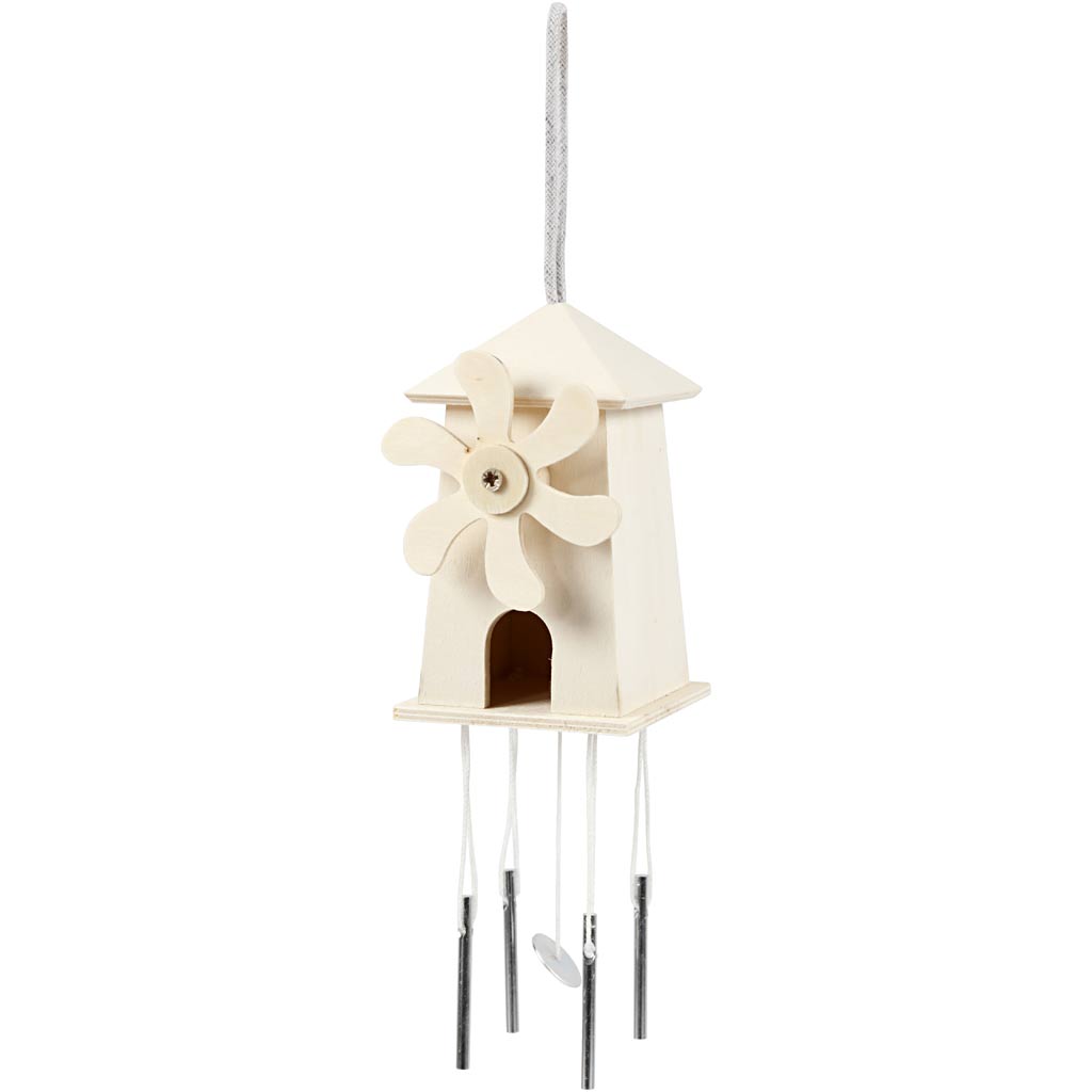 Wind Chimes, H: 12 cm, D. 7 cm, W: 7 cm