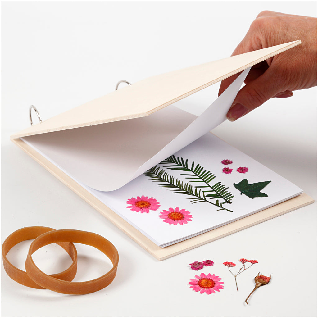 Pressa per fiori , P: 1 cm, L: 21 cm, L: 14,8 cm, 1 pz [HOB-57965]