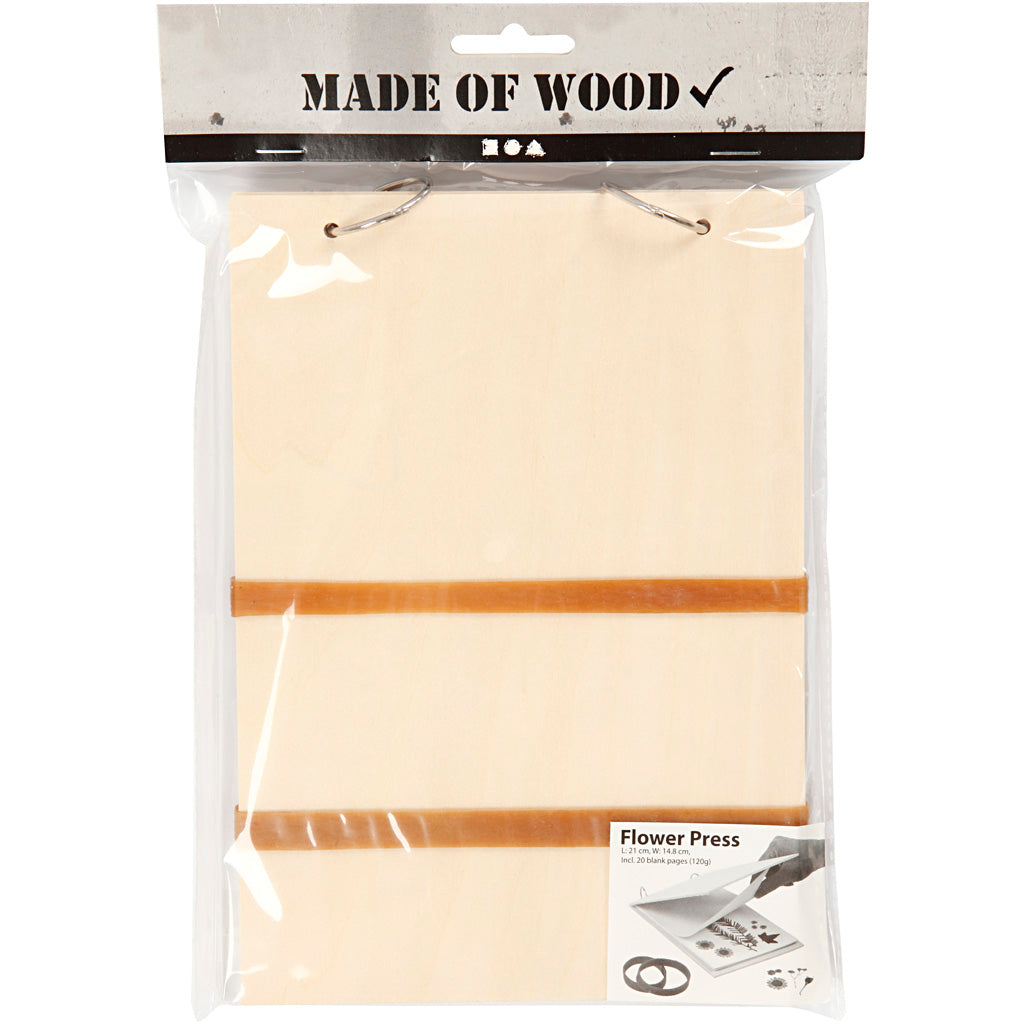 Pressa per fiori , P: 1 cm, L: 21 cm, L: 14,8 cm, 1 pz [HOB-57965]