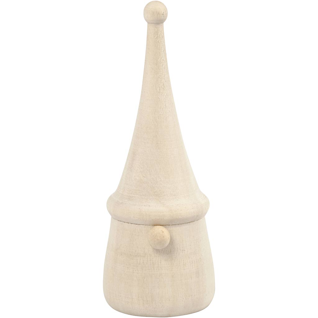 Scandinavian Santa Gnome, H: 8 cm, dia. 3 cm