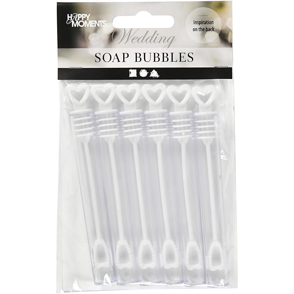 Bolle di sapone, L: 10 cm, 4,5 ml, 6 pz/ 1 conf. [HOB-59151]
