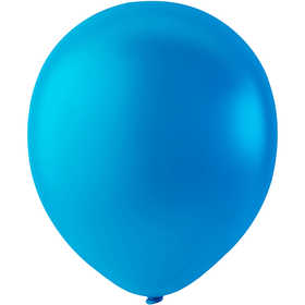 Palloncini, rotondi, diam 23 cm, azzurro, 10 pz/ 1 conf. [HOB-59161]
