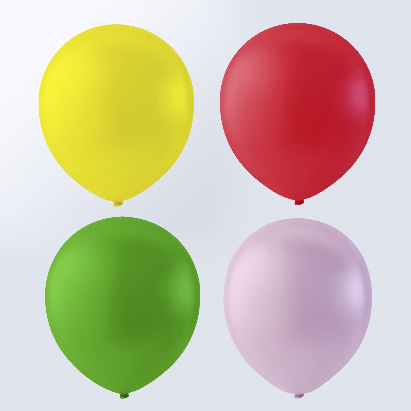 Palloncini, rotondi, diam 23 cm, colori neon, 10 pz/ 1 conf. [HOB-59175]