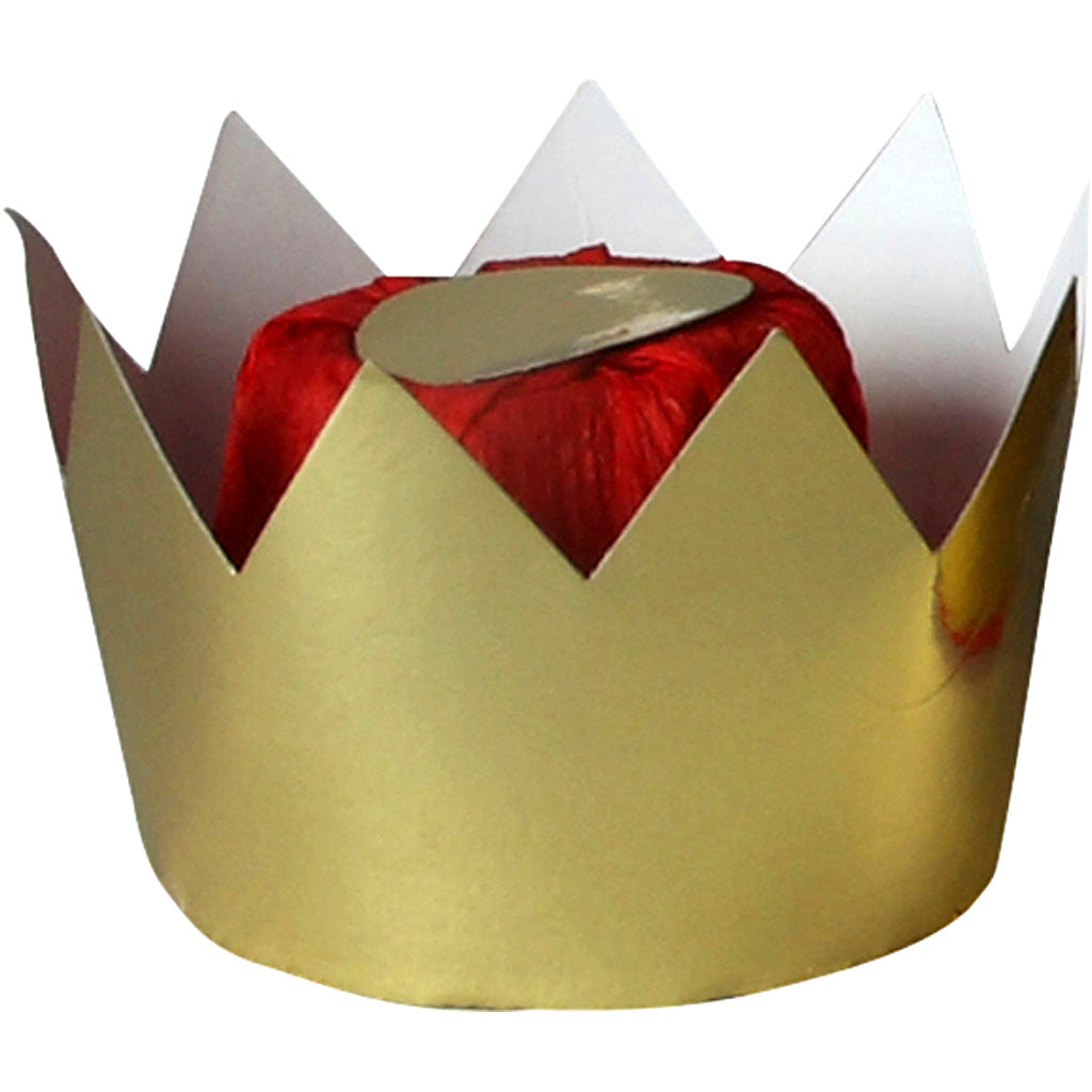 Queen's Crown, H: 7 cm, dia. 9 cm, gold
