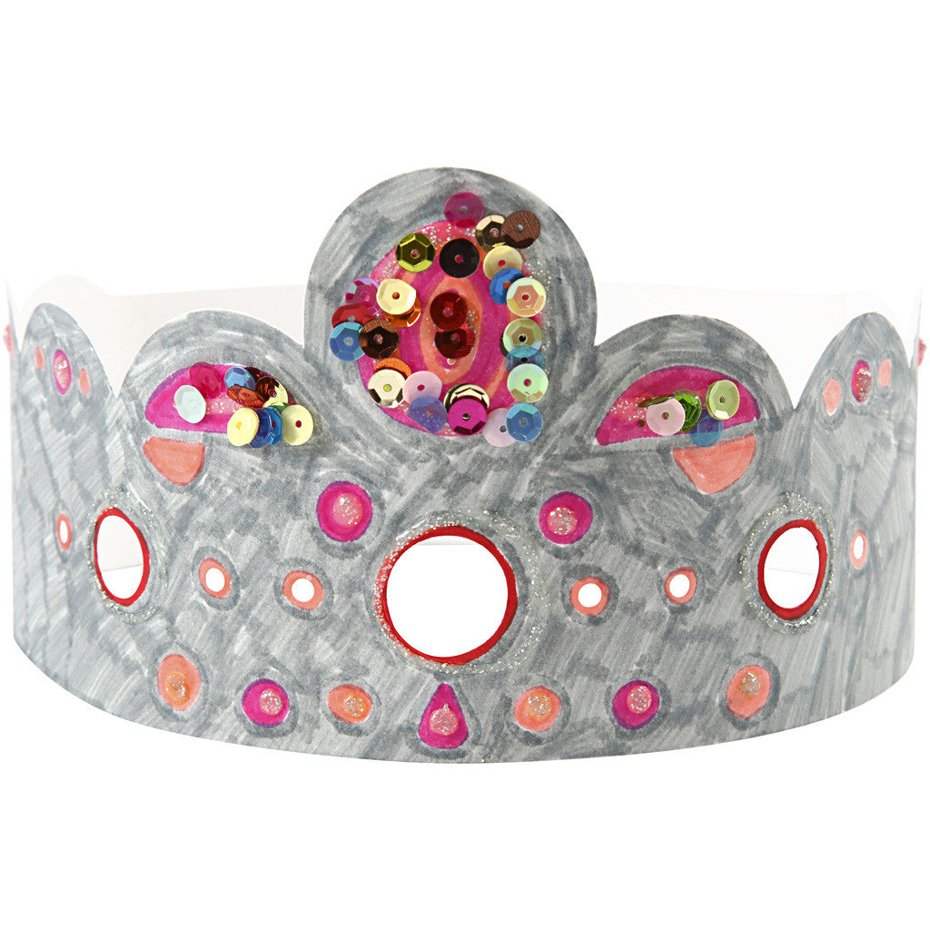 Corone, H: 10-16,5 cm, L: 60 cm, 230 g, bianco, 50 pz/ 1 conf. [HOB-59263]