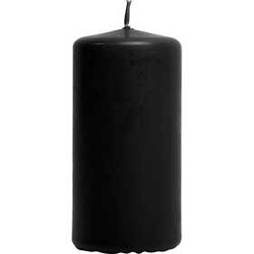 Candele , H: 100 mm, diam 50 mm, nero, 6 pz/ 1 conf. [HOB-596102]