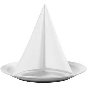 Tovaglioli, misura 40x40 cm, 60 g, bianco, 20 pz/ 1 conf. [HOB-598001]