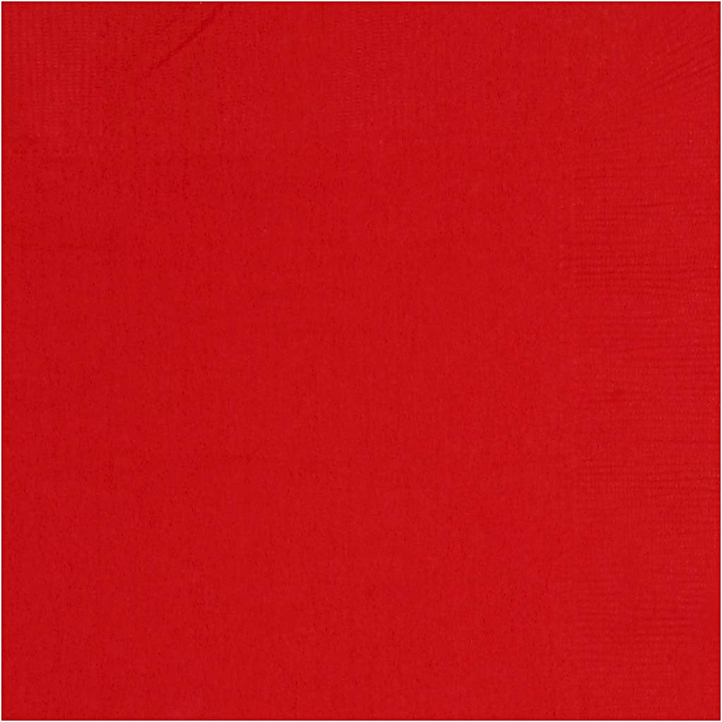 Tovaglioli, misura 33x33 cm, rosso, 20 pz/ 1 conf. [HOB-599003]
