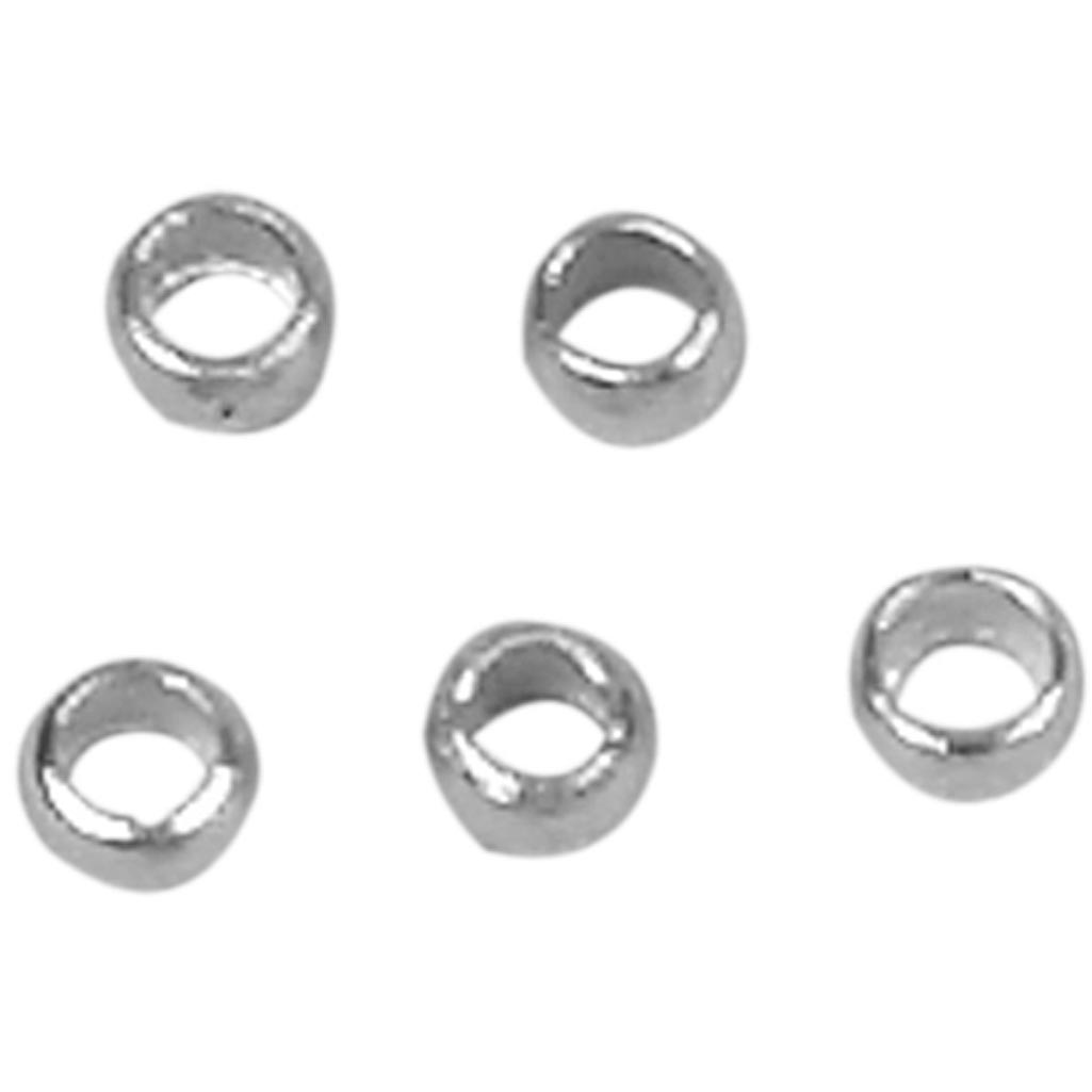 Perline a conchiglia, diam 2 mm, argento, 1000 pz/ 1 conf. [HOB-60104]