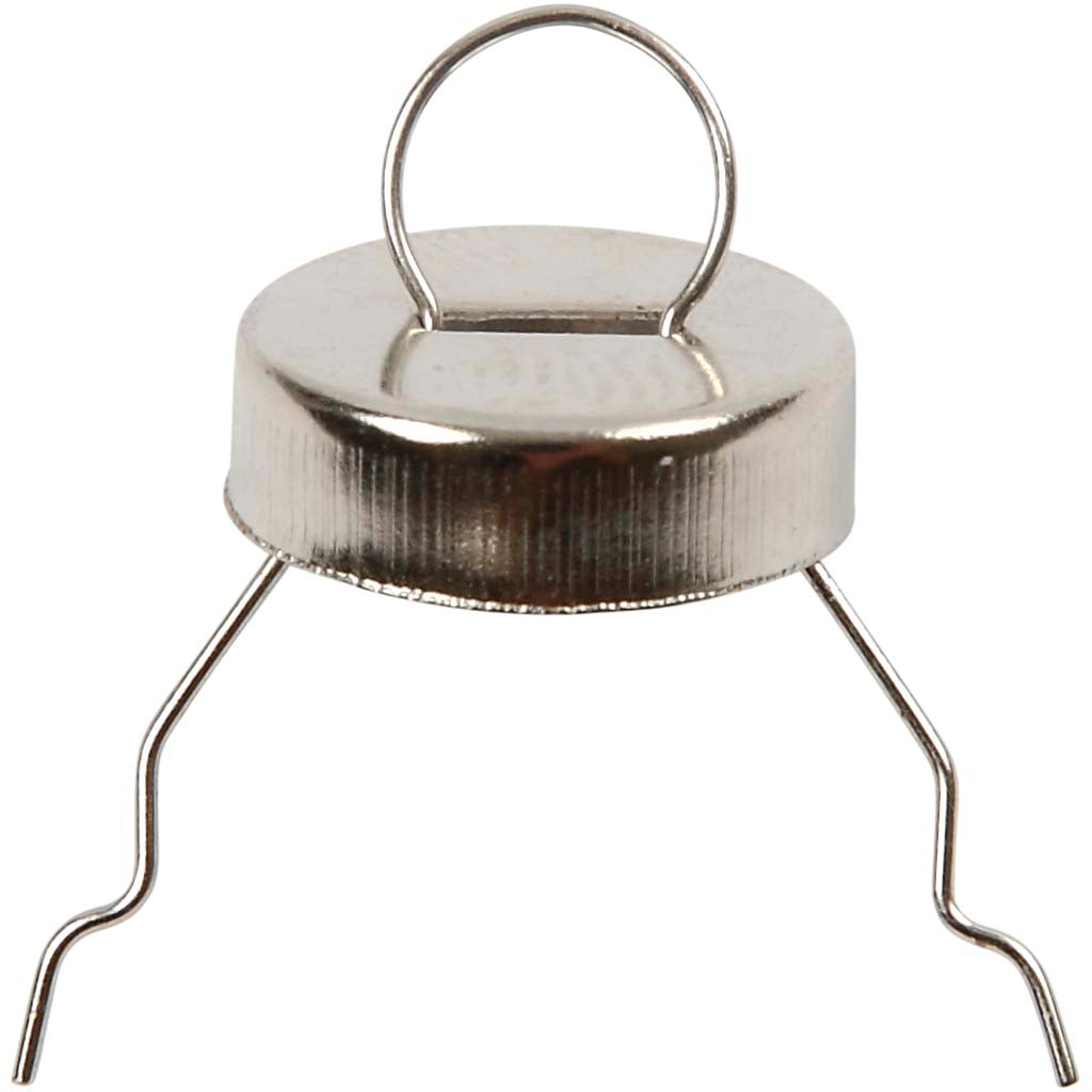 Hanging Ornaments, dia. 13 mm, hole size 5 mm, silver, 25 pc