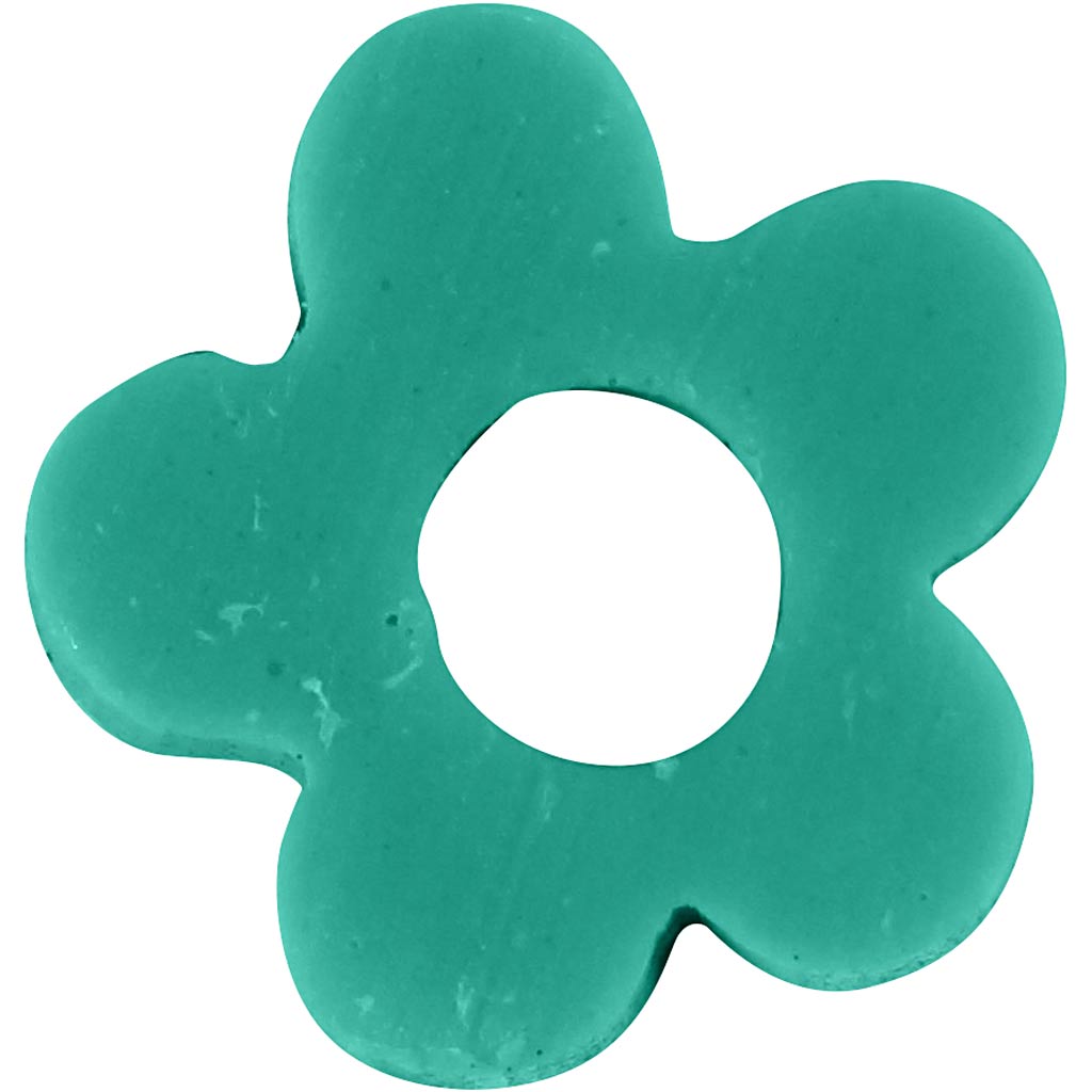 Perle in Argilla, diam 5-6 mm, misura buco 2 mm, turchese, 145 pz/ 1 conf. [HOB-61003]